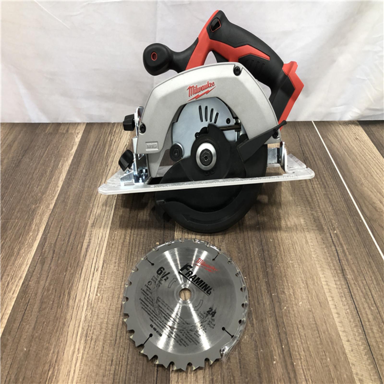 AS-IS Milwaukee 18V Lithium-Ion Cordless 6-1/2 in. Circular Saw (Tool-Only)
