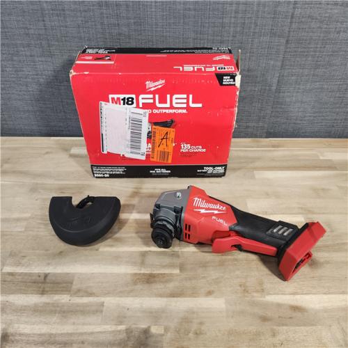 HOUSTON LOCATION - AS-IS Milwaukee 2880-20 M18 FUEL 18-Volt Lithium-Ion Brushless Cordless 4-1/2 in./5 in. Grinder W/Paddle Switch (Tool-Only)