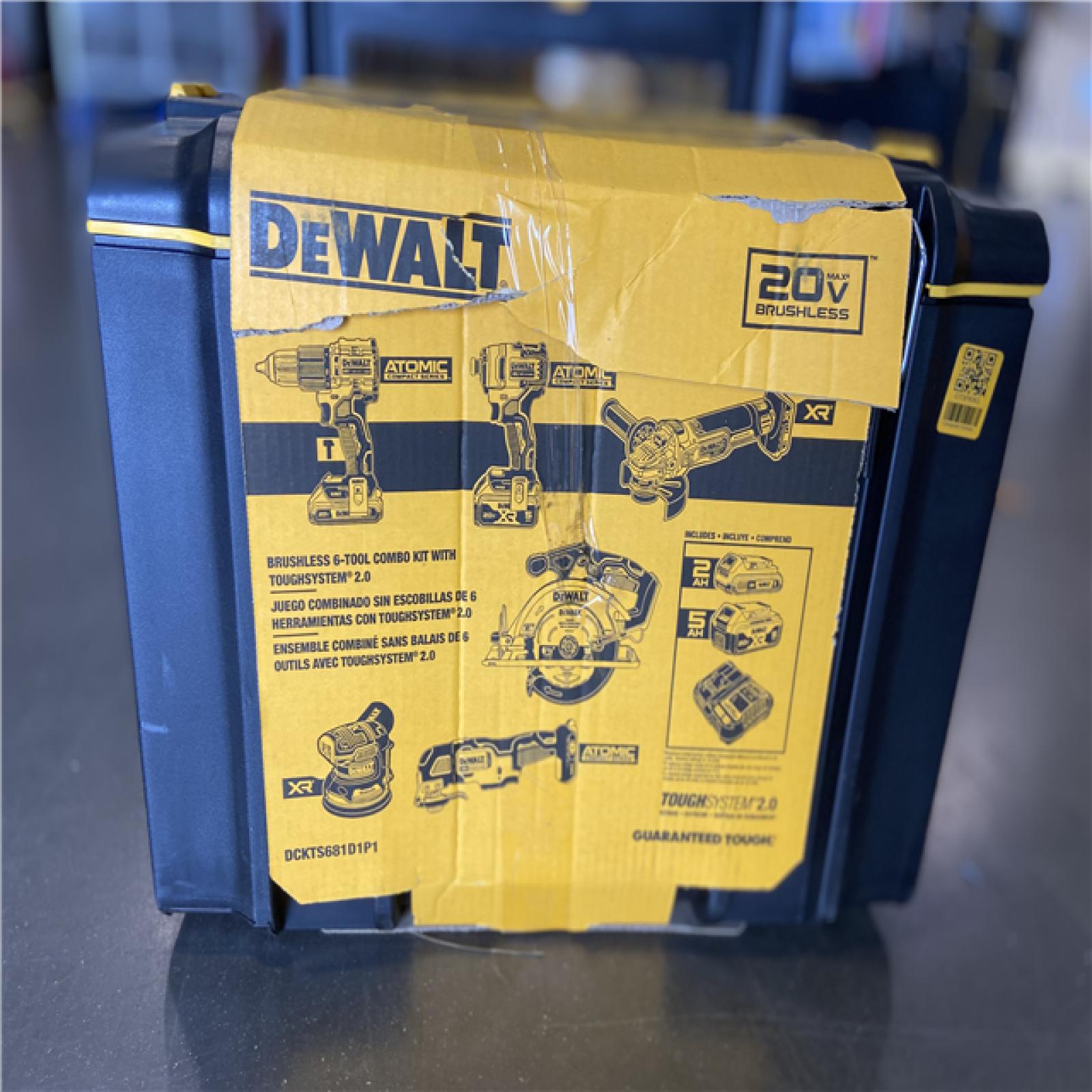 NEW! - DEWALT 20-Volt MAX ToughSystem Lithium-Ion 6-Tool Cordless Combo Kit