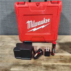 HOUSTON LOCATION - AS-IS Milwaukee-3522-21 Green Beam Laser Cross Line Plumb Point USB Rechargeable