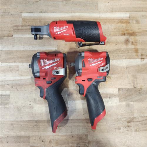 HOUSTON LOCATION - AS-IS MILWAUKEE 3 TOOL COMBO