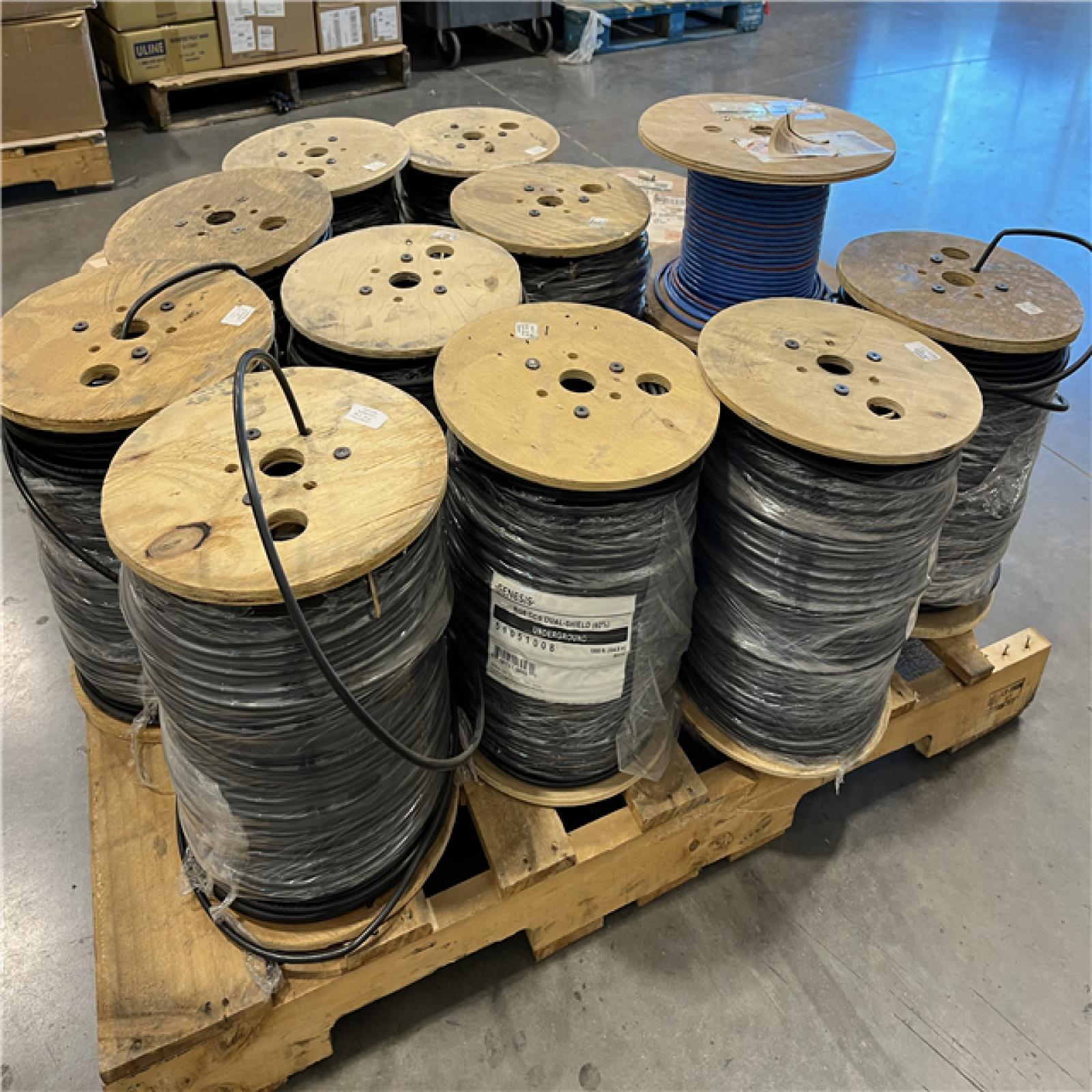 DALLAS LOCATION - AS-IS Coaxial Cable / Wirepath Cable / Networking Cable
