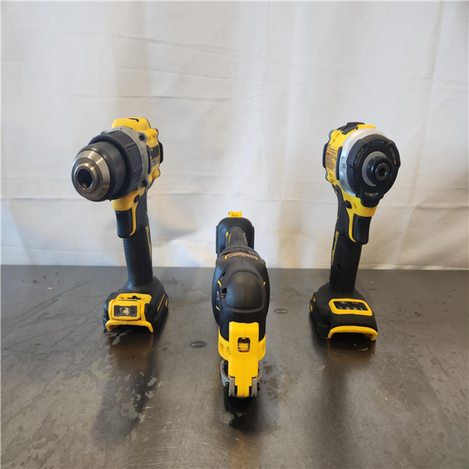AS-IS- DEWALT 20V MAX Lithium-Ion Cordless 3-Tool Combo Kit