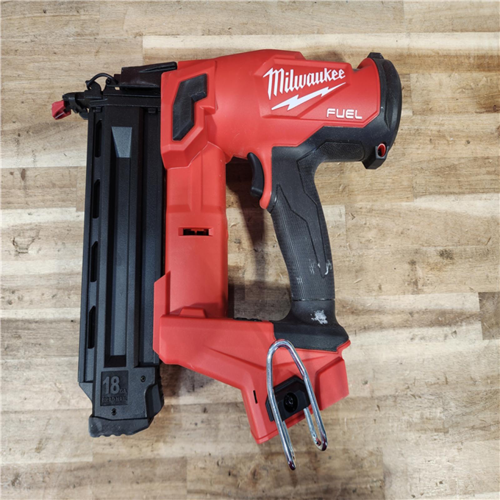 HOUSTON LOCATION - AS-IS Milwaukee FUEL 18-Volt Lithium-Ion Brushless Cordless Gen II 18-Gauge Brad Nailer (Tool-Only)
