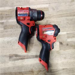 HOUSTON LOCATION - AS-IS Milwaukee 3497-22 12V Brushless Hammer Drill and Impact Driver Combo Kit