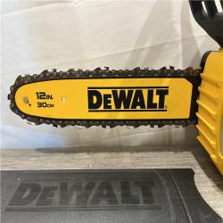 AS-IS DEWALT 20V MAX Compact 12 Brushless Cordless Chainsaw Kit