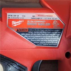 HOUSTON LOCATION - AS-IS (APPEARS LIKE NEW) Milwaukee FUEL 12-Volt Lithium-Ion Brushless Cordless 18-Gauge 1-1/2 in. Compact Brad Nailer (Tool Only)
