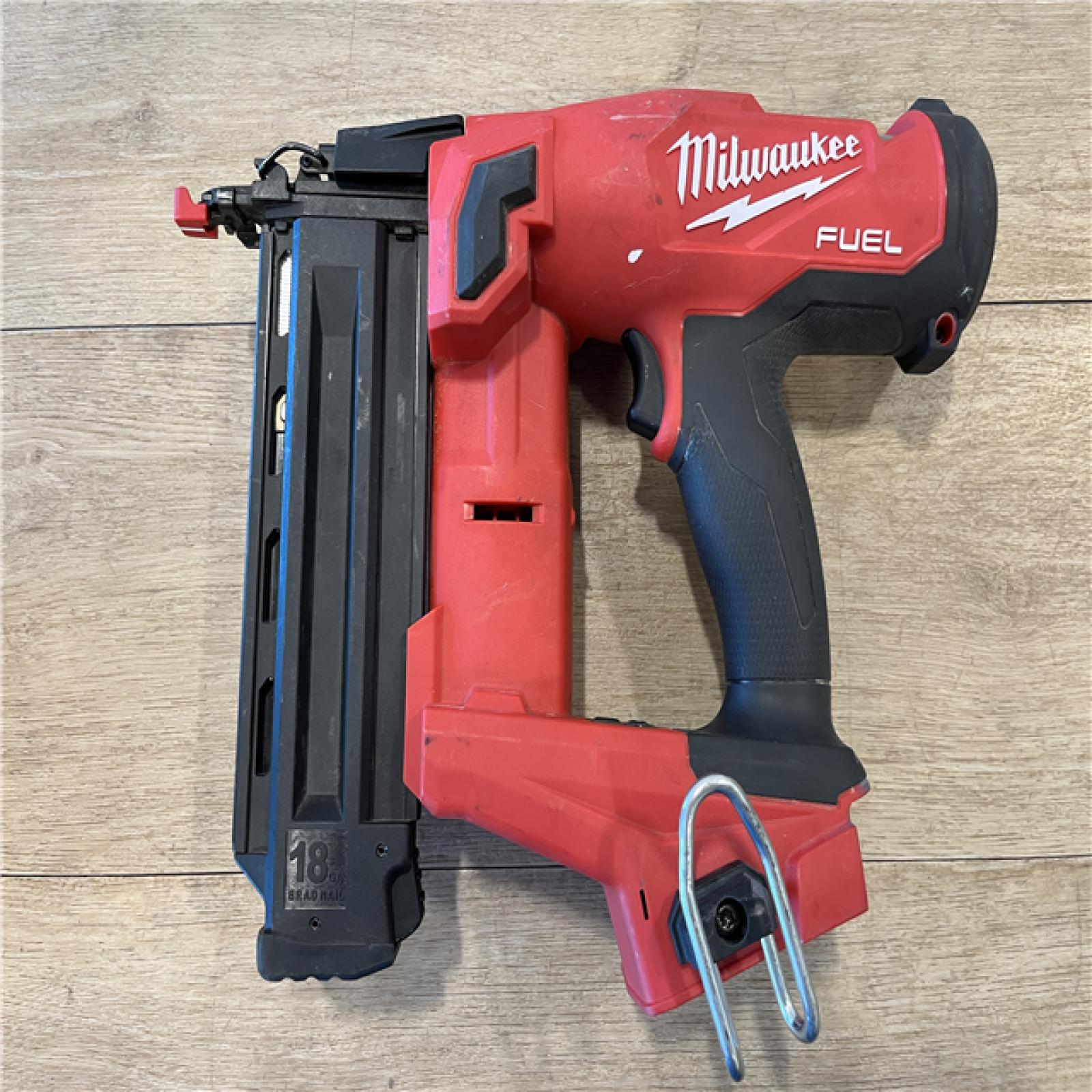 AS-IS Milwaukee FUEL 18-Volt Lithium-Ion Brushless Cordless Gen II 18-Gauge Brad Nailer (Tool-Only)