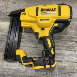 AS-IS DEWALT 20V MAX XR Lithium-Ion Cordless 18-Gauge Narrow Crown Stapler Kit
