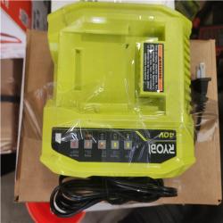 Phoenix NEW RYOBI 40V Lithium-Ion (2) 4.0 Ah Battery/4A Fast Charger Starter Kit