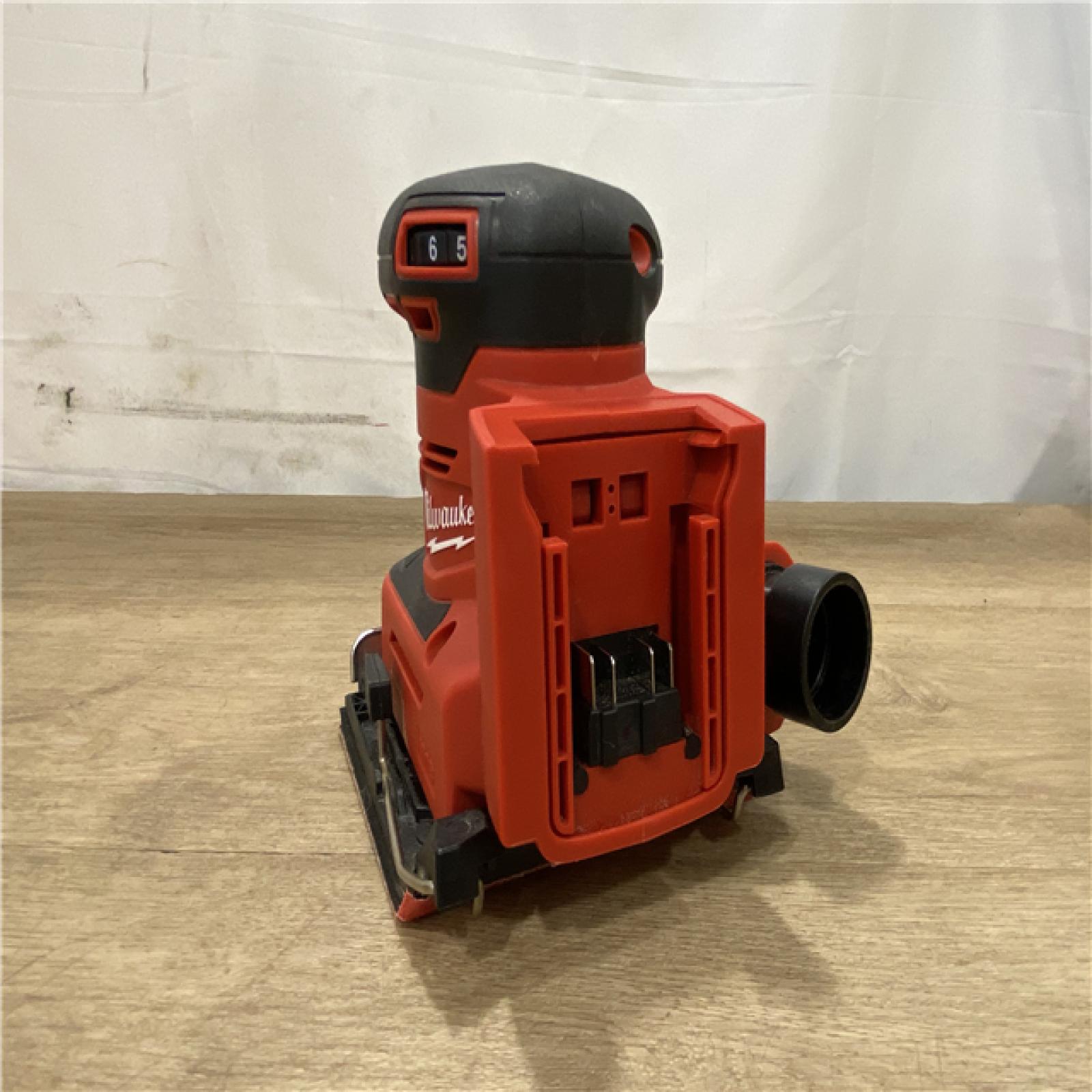 AS-IS Milwaukee 18V Lithium-Ion Cordless 1/4 in. Sheet Sander (Tool-Only)