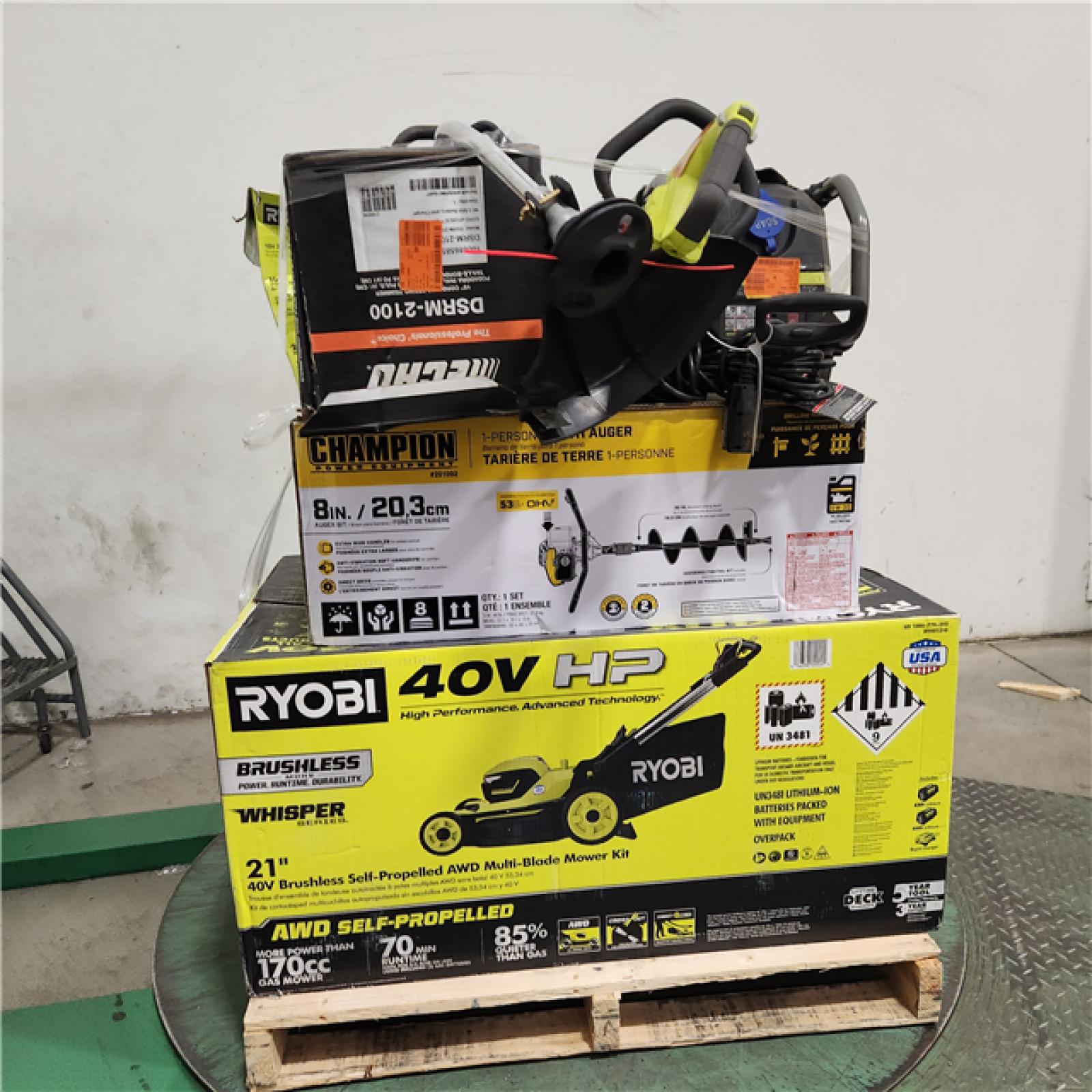 Dallas Location - As-Is Outdoor Power Equipment