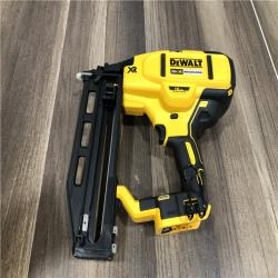 AS-IS DEWALT 20V MAX XR 16-Gauge Lithium-Ion Cordless Finish Nailer (Tool Only)