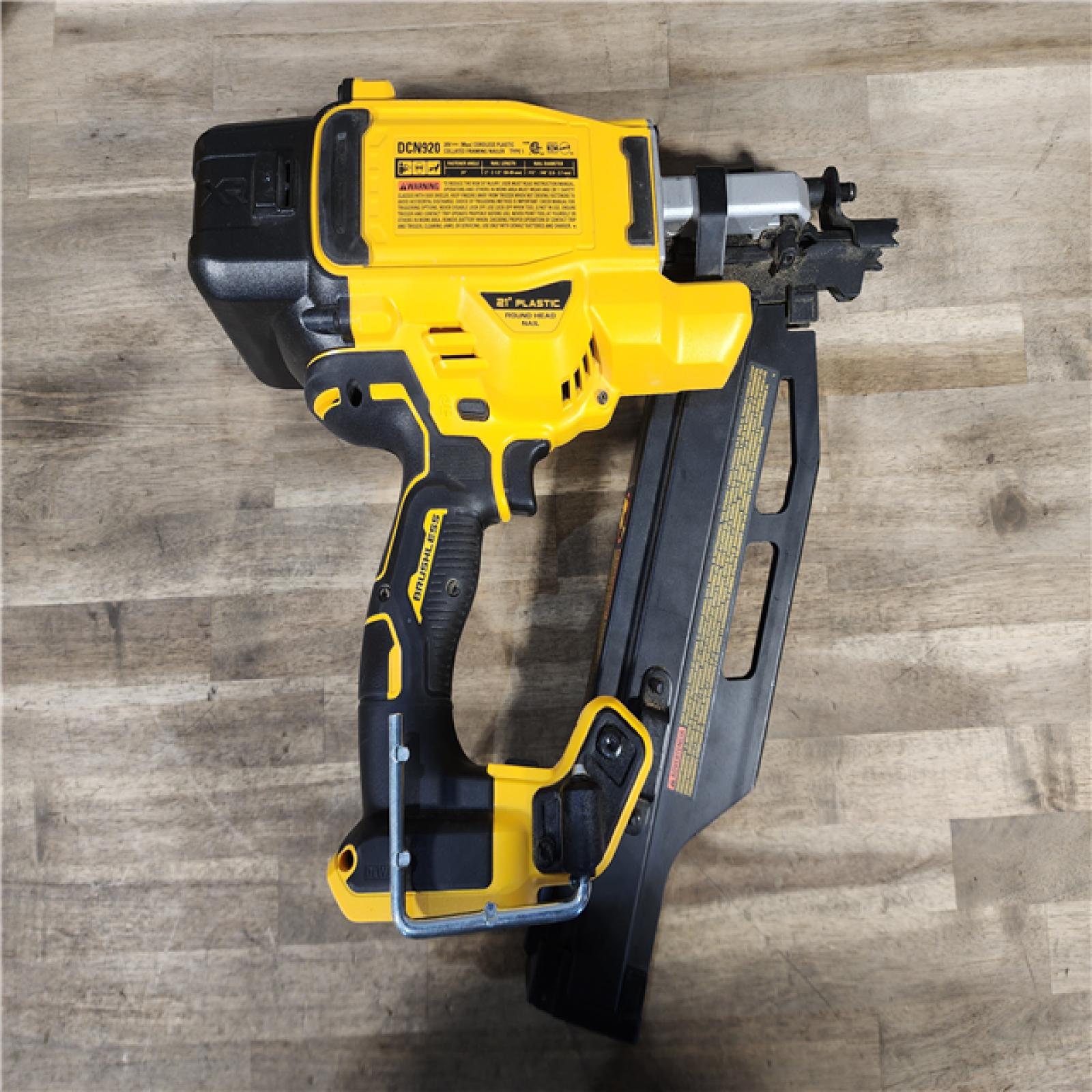 HOUSTON LOCATION - AS-IS DEWALT 20-Volt 21° Cordless Framing Nailer (Tool-Only)