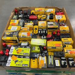 DALLAS LOCATION - AS-IS BATTERY AND CHARGERS PALLET