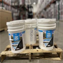 DALLAS LOCATION - Dyco Pool Paint 5 Gal. 3150 White Semi-Gloss Acrylic Exterior Paint PALLET-(10 UNITS)