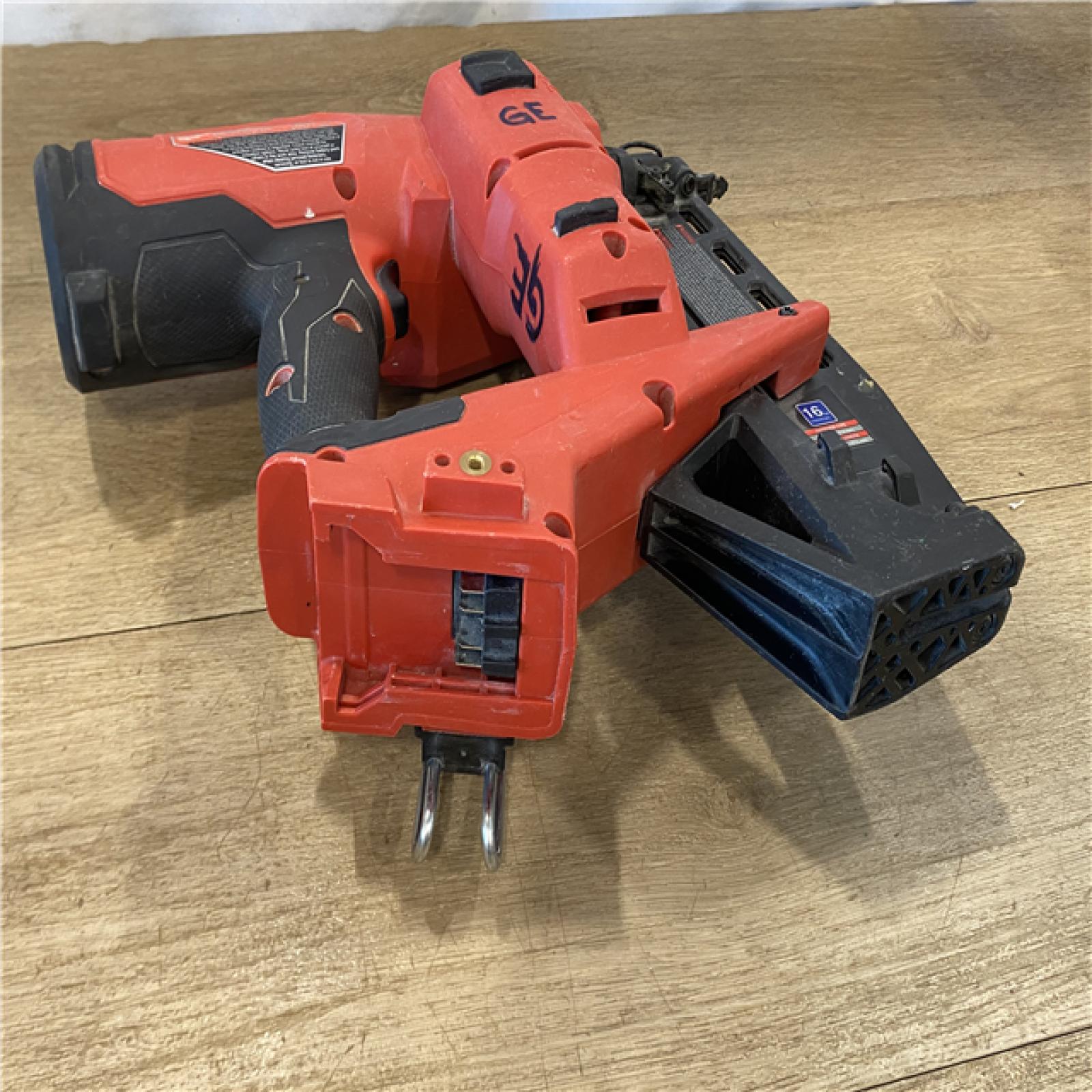 AS-IS Milwaukee FUEL 18-Volt Lithium-Ion Brushless Cordless Gen ll 16-Gauge Straight Finish Nailer (Tool Only)