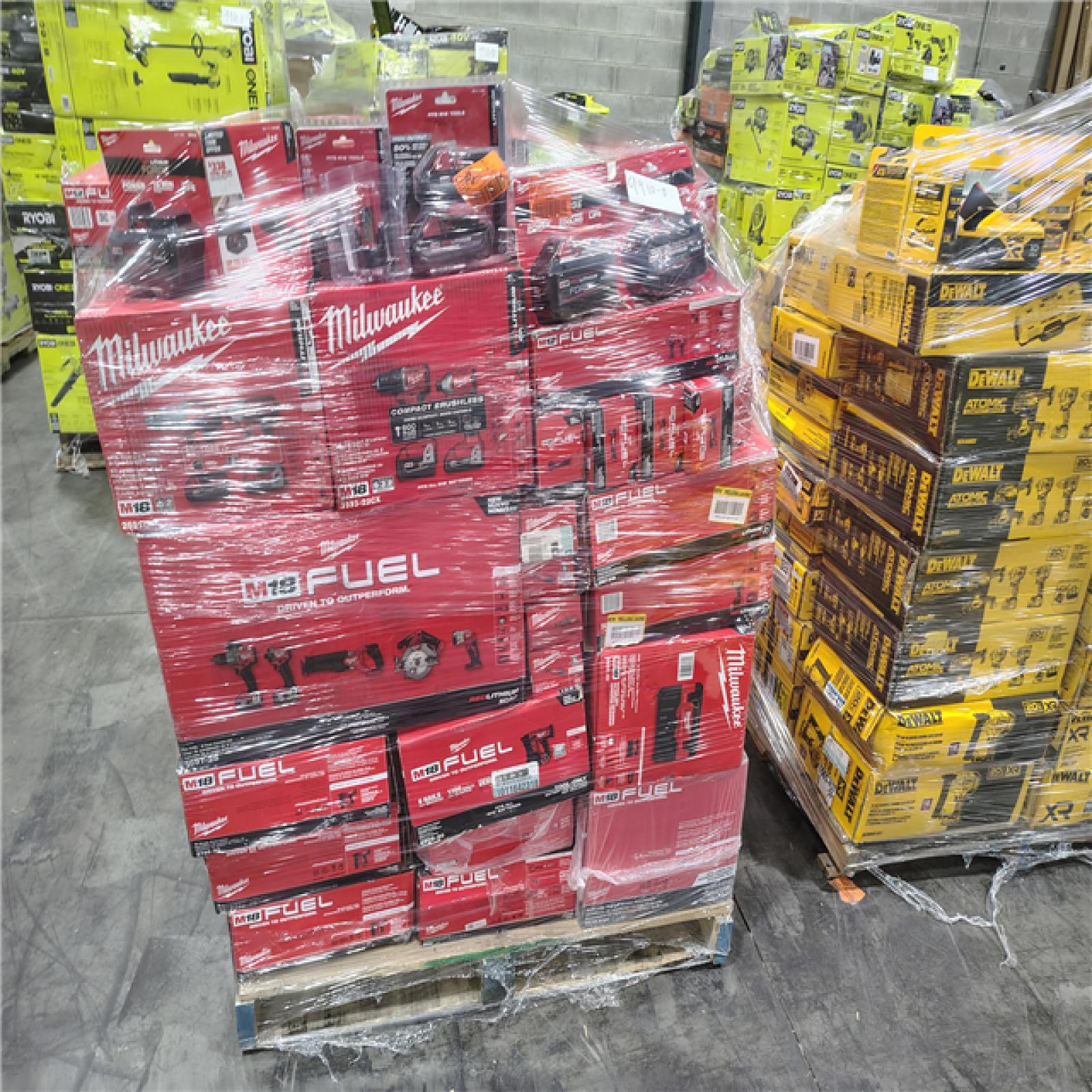 Pittston Location As-Is Power Tools Partial Truckload (14 Pallets) 9910-B