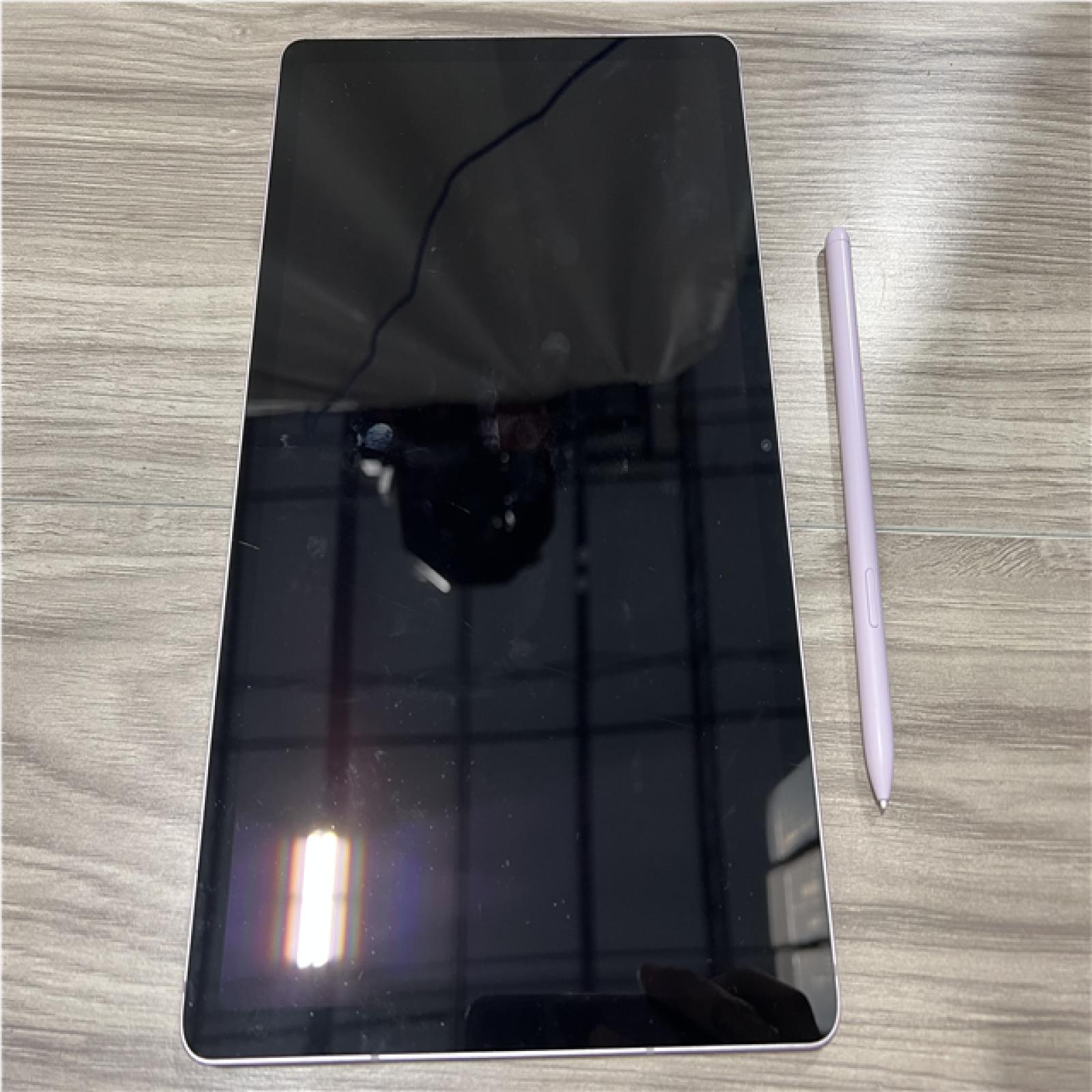 AS-IS Samsung Galaxy Tab S9 FE 10.9 Widescreen Tablet with S Pen  256GB  Android 13  Lavendar