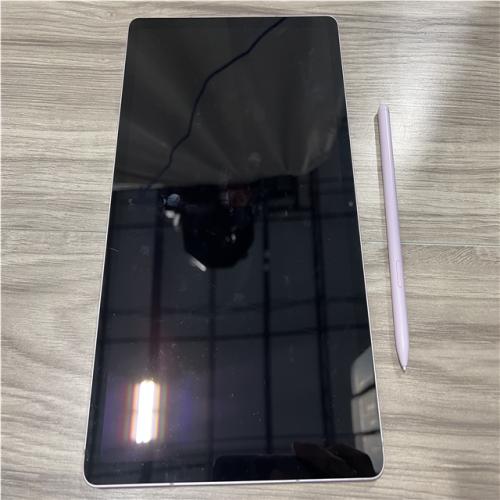 AS-IS Samsung Galaxy Tab S9 FE 10.9 Widescreen Tablet with S Pen  256GB  Android 13  Lavendar