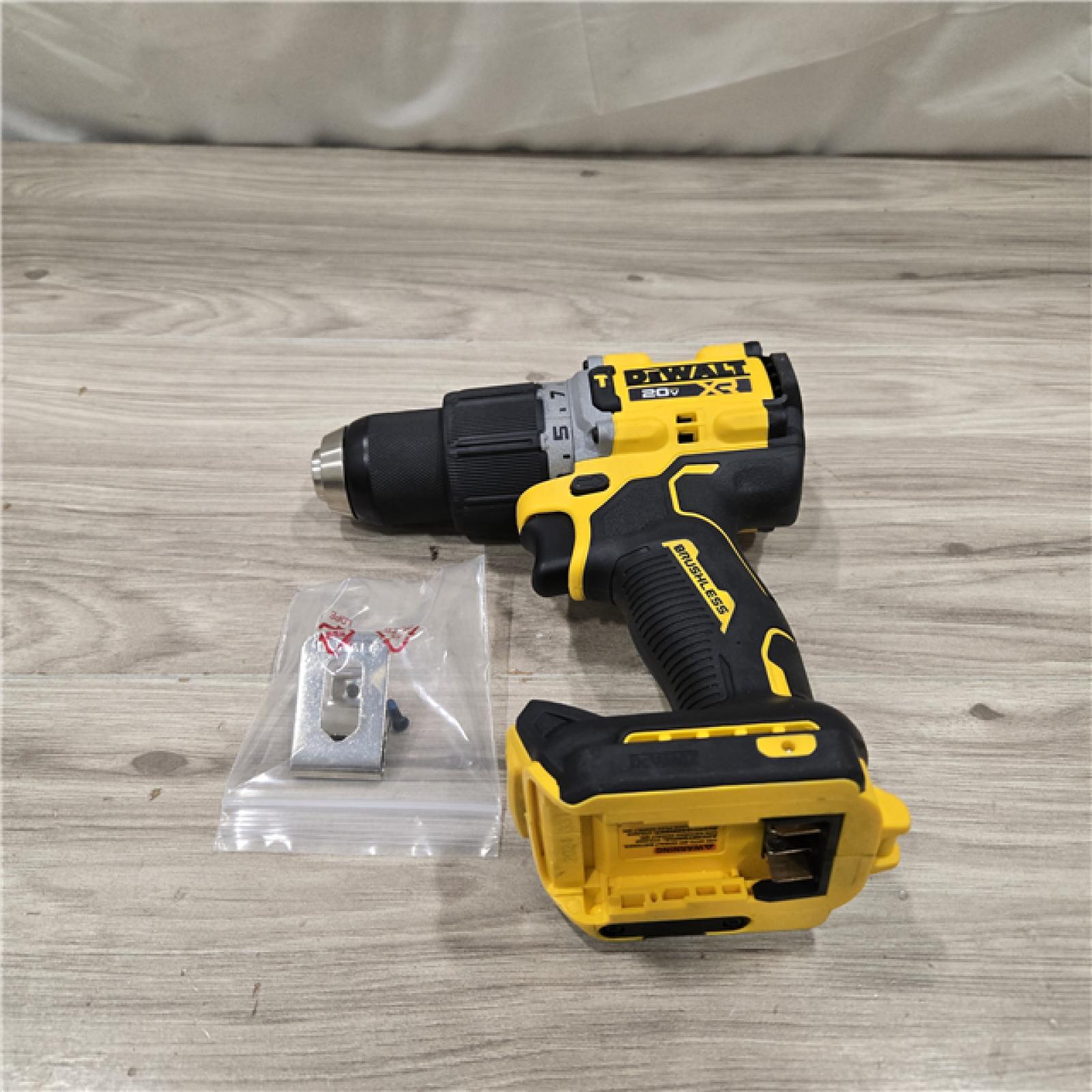 AS-IS DEWALT 20V Compact Cordless 1/2 in. Hammer Drill (Tool-Only)