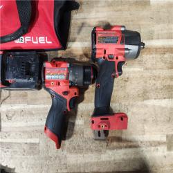 HOUSTON LOCATION - AS - IS Milwaukee 2 Tool Combo Kit W/ (2) Battery & Charger
