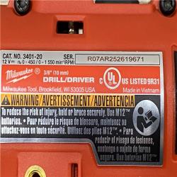 AS-IS Milwaukee 12-Volt Lithium-Ion Brushless Cordless Subcompact Drill &Impact Driver Combo Kit