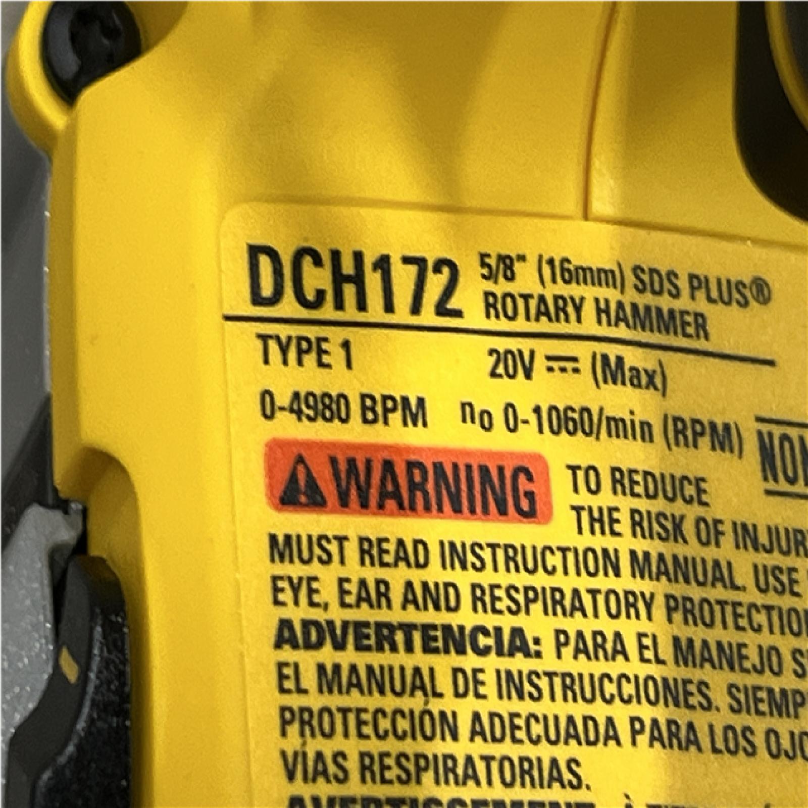 AS-IS DEWALT ATOMIC 20V MAX Cordless Brushless Ultra-Compact 5/8 in. SDS Plus Hammer Drill (Tool Only)