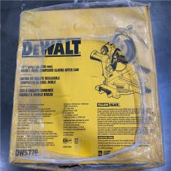 NEW- DeWalt 15 Amps 12 in. Corded Dual-Bevel Sliding Compound Miter Saw
