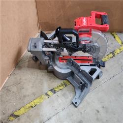 HOUSTON LOCATION - AS-IS Milwaukee M18 FUEL 7-1/4 in. Cordless Brushless Dual-Bevel Sliding Compound Miter Saw (Tool Only)