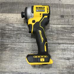 AS-IS DEWALT Atomic 20V Max Lithium-Ion Brushless Cordless Compact 1/4 in. Impact Driver Kit