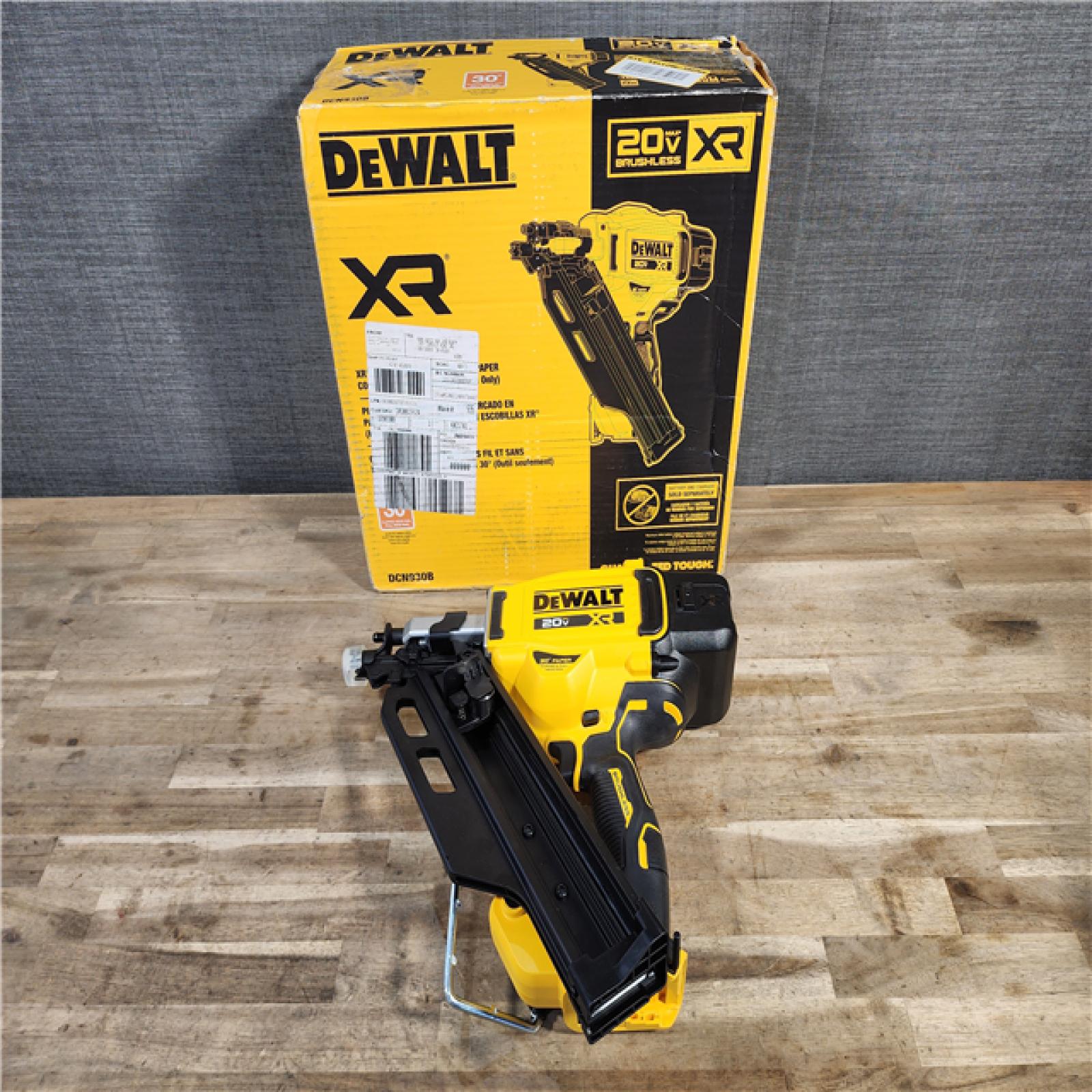 HOUSTON LOCATION - AS-IS DEWALT 20-Volt 30° Cordless Framing Nailer (Tool-Only)