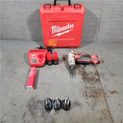 HOUSTON LOCATION - AS-IS M12 12-Volt Lithium-Ion Cordless PEX Expansion Tool Kit with (2) 1.5 Ah Batteries, (3) Expansion Heads and Hard Case