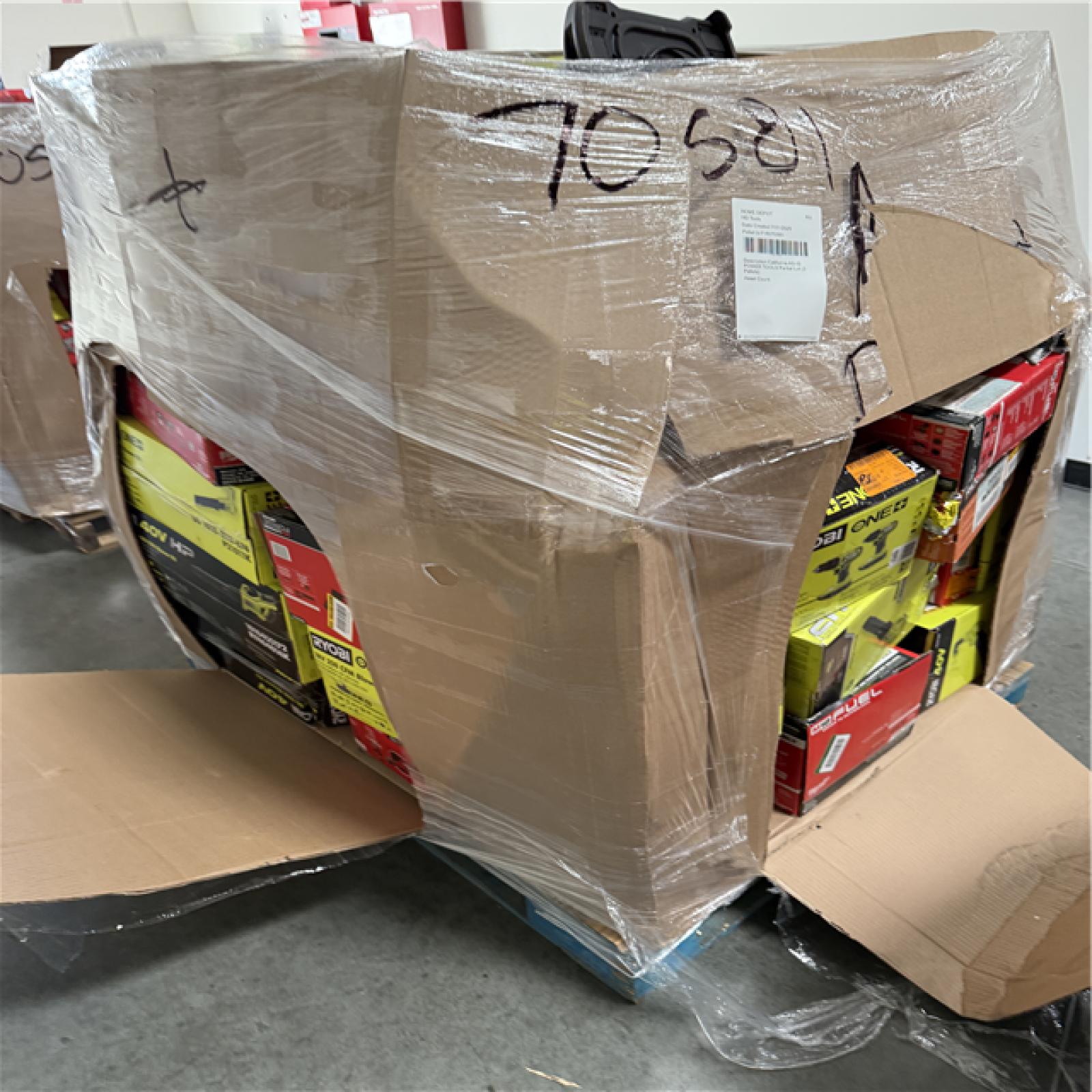 California AS-IS POWER TOOLS Partial Lot (3 Pallets) P-R070581
