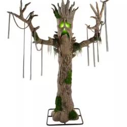 DALLAS LOCATION - AS-IS Home Accents Holiday 9 ft. Gruesome Grounds Giant-Sized Color Changing LED Horrifying Hickory H7