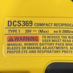 AS-IS DEWALT ATOMIC 20V MAX Cordless Brushless Compact Reciprocating Saw (Tool Only)