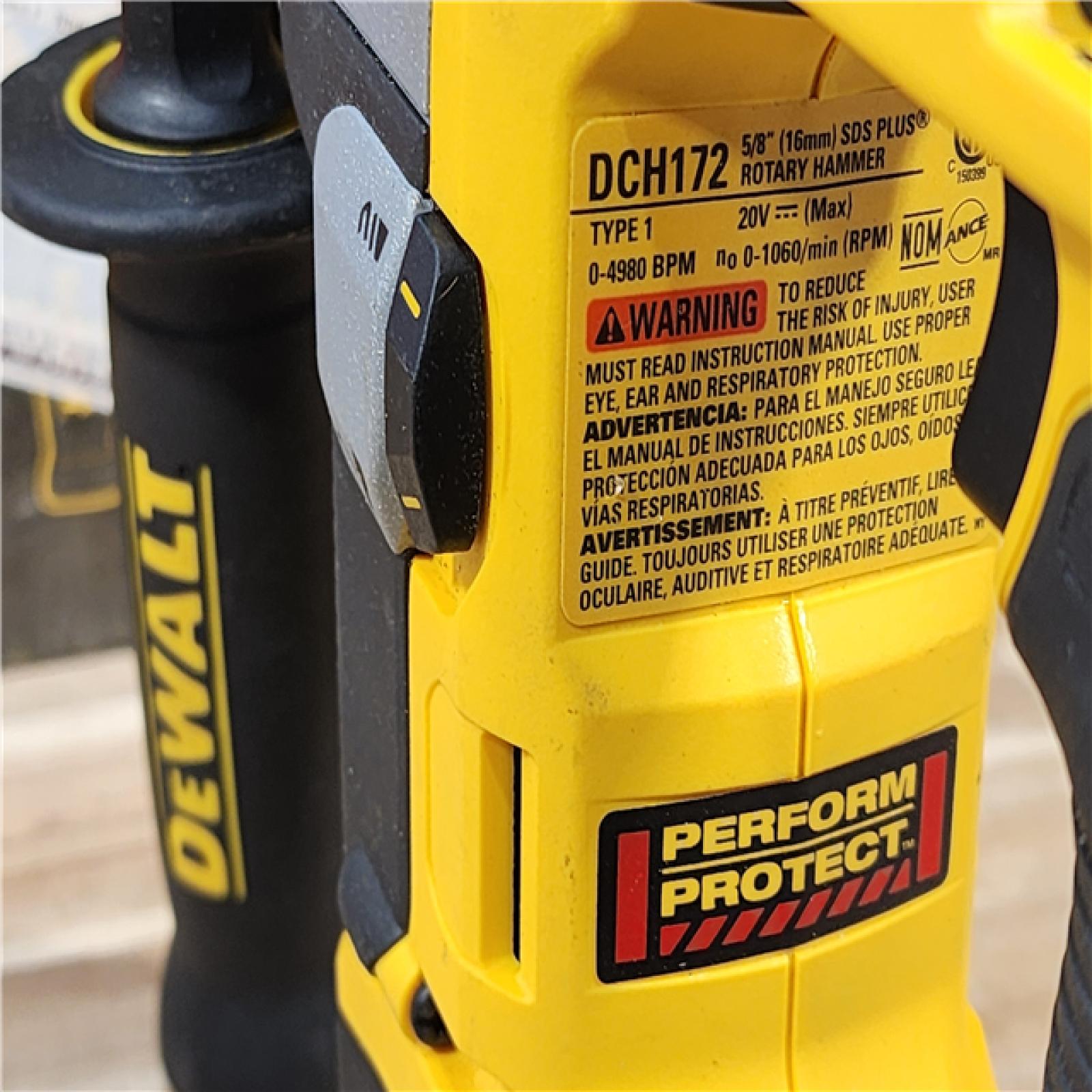 HOUSTON LOCATION - AS-IS DEWALT ATOMIC 20V MAX Cordless Brushless Ultra-Compact 5/8 in. SDS Plus Hammer Drill (Tool Only)