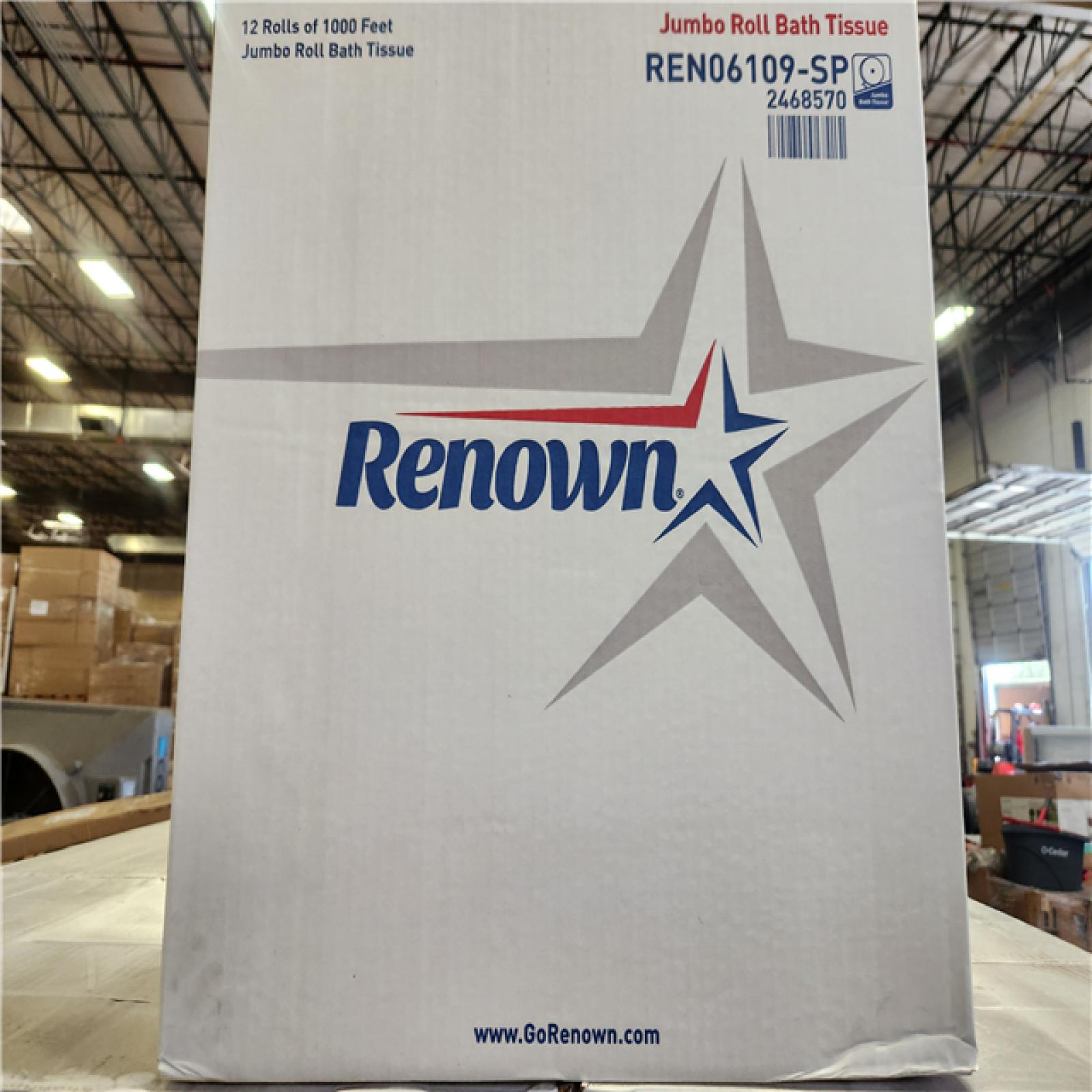 Phoenix Location NEW Windsoft 3.4 in. W x 1000 ft. L 2-Ply White Septic Safe Jumbo-Roll Toilet Paper (12-Rolls/Carton) (31 Boxes)