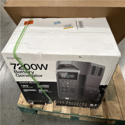 California AS-IS Ecoflow 7200W Battery Generator w/Solar Panel (Damaged Boxes)