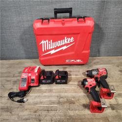 HOUSTON LOCATION - AS-IS M18 FUEL 18V Lithium-Ion Brushless Cordless Hammer Drill and Impact Driver Combo Kit (2-Tool) with 2 Batteries
