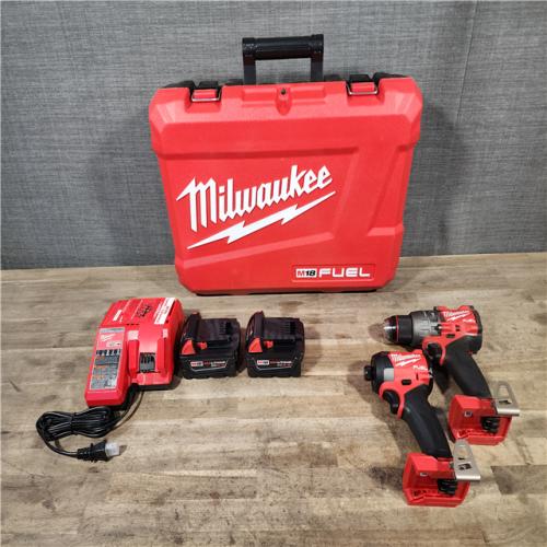 HOUSTON LOCATION - AS-IS M18 FUEL 18V Lithium-Ion Brushless Cordless Hammer Drill and Impact Driver Combo Kit (2-Tool) with 2 Batteries