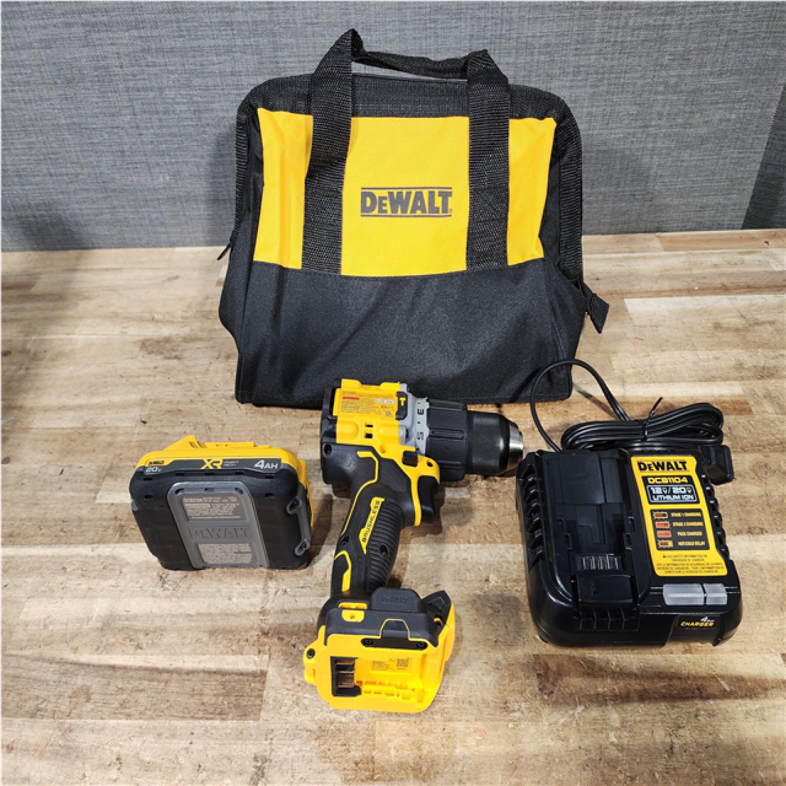 Houston Location AS-IS DeWalt XR Drill and battery with Charger