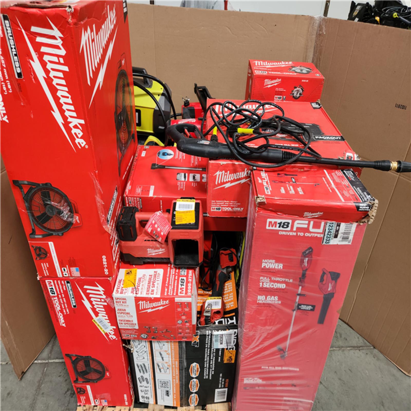 CALIFORNIA AS -IS  TOOL PALLET