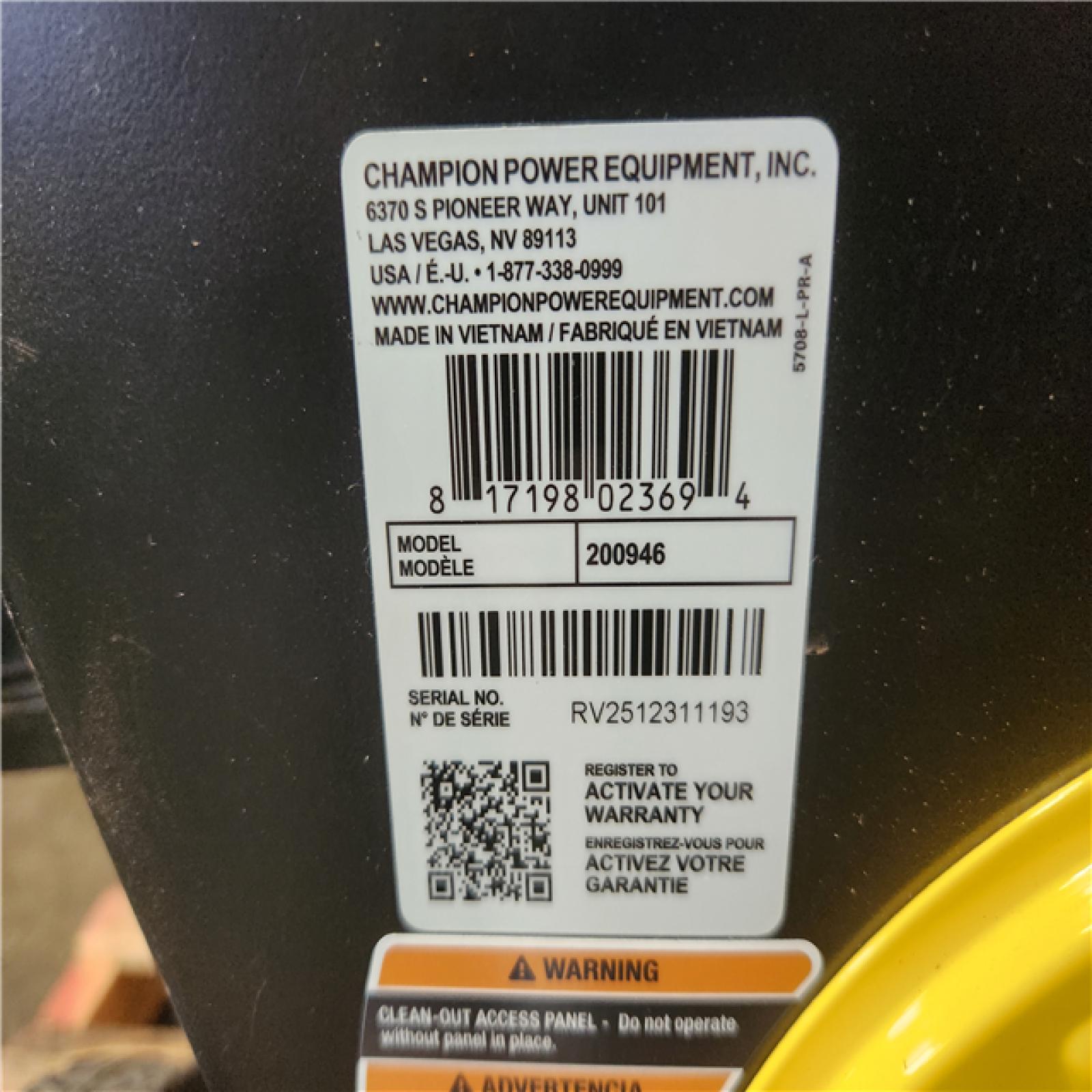 Phoenix Champion Power Equipment 3 in. Dia 224 cc 2-in-1 Upright Gas Powered Wood Chipper Shredder