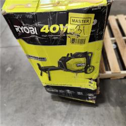 Dallas Location - As-Is RYOBI 40V HP Brushless 12-Ton Kinetic Battery Electric Log Splitter Kit - 4.0Ah Battery and Charger Included