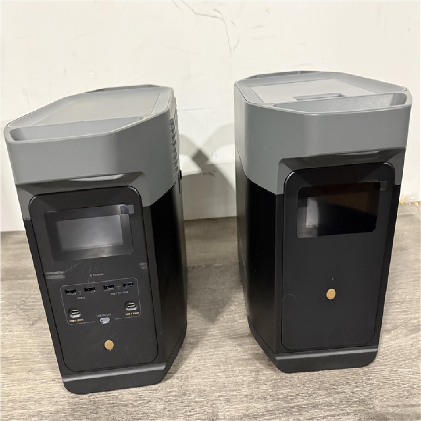 California AS-IS Ecoflow Delta 2 Portable Power Station  Smart Extra Battery & Portable Solar Panel