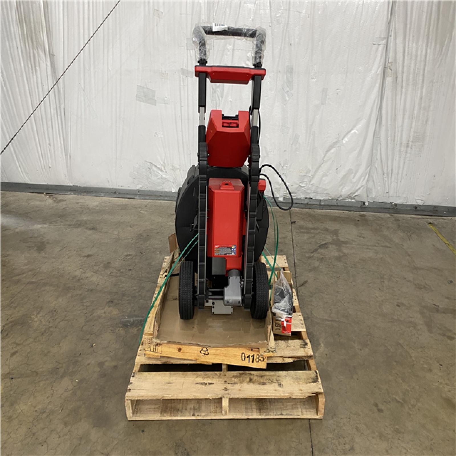 Houston Location AS IS - Milwaukee Sewer Drum Machine with Powertredz Lift Assist