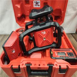 AS-IS- M18 4000 Ft. Red Exterior Dual Slope Rotary Laser Level Kit with Receiver and Remote
