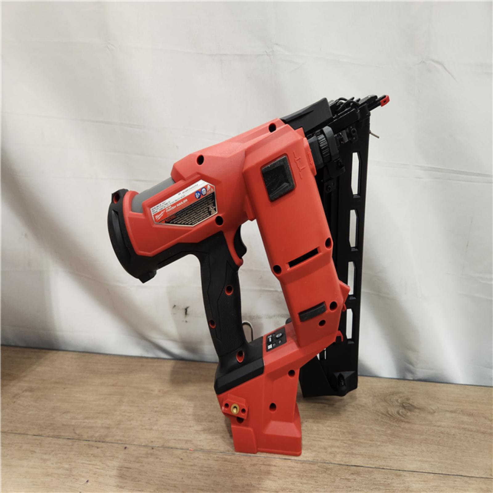 AS-IS- Milwaukee 18V Cordless Gen II 16 Gauge Angled Finish Nailer (Tool Only)