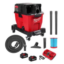 NEW - Milwaukee 18 FUEL 9 Gal. Cordless DUAL-BATTERY Wet/Dry Shop Vacuum Kit